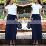 Stylish Women's Sports Style Short Sleeve O-neck Long Sport Dress thumbnail-5