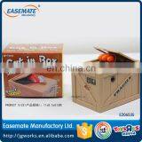 Cute Cat Stealing Money Box Plastic Electronic Cat Coin Bank thumbnail-1