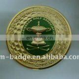 China Manufacturer Customized 3D Gold Golf Association Challenge Coin, Collect Coin for Promotional Gift, Wholesale High Quality