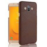 Crocodile Leather Hard Back Shell Case SKIN Cover For Samsung Galaxy J7 Duo thumbnail-4