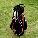 Black and Red Color Polyester Material 11way Golf Cart Bag thumbnail-3