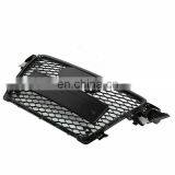 2009-2012 Honeycomb Mesh Hex Grille - Gloss Black for Audi A4 / S4 B8 8T RS4 Style thumbnail-4