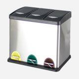 MAX-SN352A Indoor Hotel 24l Stainless Steel Colorful Metal Foot Pedal Bin With Pp Cover