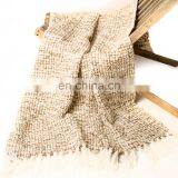 High Quality Stock Products Decorative 50*60'' Woven Throw Blanket With Tassels thumbnail-2