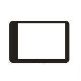 High Quality 21inch Black Printed Tempered Corning Gorilla Glass Screen Protector for LCD TV thumbnail-1