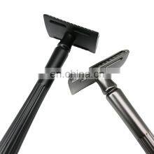 High Quality Closed Comb Black Stainless Steel Portable Safety Razor thumbnail-2