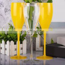 High Quality Reusable Plastic Wholesale Modern Luxury Unbreakable Unique Large Color Wine Glasses thumbnail-3