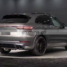 Runde For 18-21 Porsche Cayenne Upgrade Sports Body Kit Front Rear Bumper Wheel Eyebrow Front Lip Rear Diffuser Spoiler thumbnail-5
