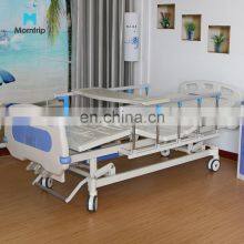 3 Function Electrical Motor Rollaway Hospital Icu Medical Patient Nursing Fowler Bed With Collapsible Alloy Side Rails thumbnail-3