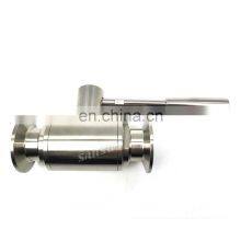2 Inch Hygienic Stainless Steel 3A Standard Clamp High Platform Stainless Steel Tank Bottom Manual Low Price Ball Valve thumbnail-4