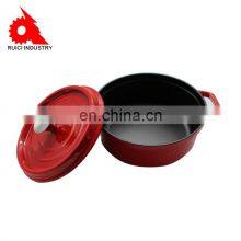 Wholesale Kitchen Cookware 12cm Mussel Cast Iron Seafood Pot thumbnail-4