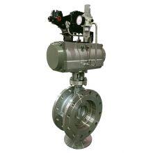 气动调节法兰蝶阀