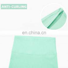 Ribbed Seamless Yoga Short Set Women Summer Activewear Sports Fitness Gym Yoga Bra Cross Back thumbnail-3