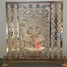 European Home Improvement Brass Carved Screen thumbnail-5