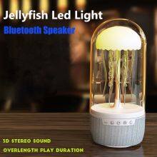 Small Desk Lamp Eye Protection Soft Light 3D Stereo Shock Surround Sound Sports LED Light Jellyfish Bluetooth Speaker thumbnail-3