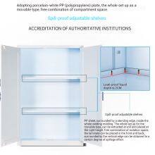 Polypropylene Acid & Alkali Resistant Cabinet With 2cm Leak-Proof Tray | Corrosion-Proof Chemical Storage for Labs thumbnail-3