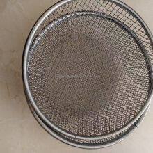 New Arrival 30cm Diameter Circular Mesh Sieve 4mm Stainless Steel Wire for Agriculture Factory Processing Service for Filters thumbnail-4