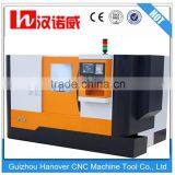 Construction Lathe Machine CKX360E With 8'' Hydraulic Chuck 53mm Spindle Bore 8/10 Hydraulic Turret Cnc Tools Made in China thumbnail-3
