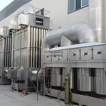 Wet Treatment Tower for Electrostatic Dust and Waste Gas, High - Efficiency Cyclone Dust and Smoke Removal Purifier With Water Washing and Spraying for Dust and Flue Gas thumbnail-4