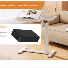 Mns Standing Desk Hand Lift Table Glass Study Table for Living Room Furniture Linear Actuator for Enhanced Work thumbnail-2