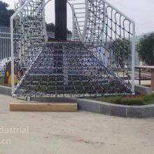 Large Wooden Slides, Custom-made Climbing Nets and Climbing Frame Combinations for Outdoor Kindergartens, Amusement Facilities for Communities and Parks, Manufacturer thumbnail-3