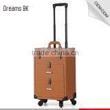 Manufacturer OEM Trolley Makeup Artist Case With Functional Wheels Rolling and Mirror thumbnail-3