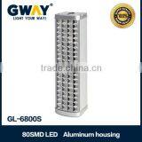 Aluminum Alloy Housing 80pcs of 2835 SMD LED Rechargeable Emergency Light,12v Car Charger Solar Power Led Lamp thumbnail-1