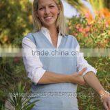 Inner Mongolia Cashmere Vneck Sleeveless Sweater Knitting Pattern thumbnail-3