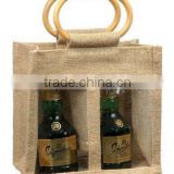 Small Jute bag with clear front