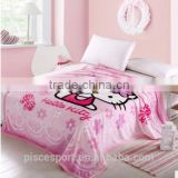 2015 Hot! Super Soft Microfibre Printing fleece blanket made in China
