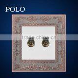 Hot New Design Multi Socket Wall Electrical Socket High Quality Satellite and TV Socket