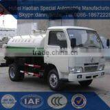 Dongfeng methane tank truck sewage suction truck for sale