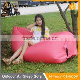 Factory Made Cheap Wholesale Inflatable Sofa Banana Sleeping Bag Lounge Sofa