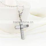 DAIHE Stainless Steel Christian Cross Gemstone Pendant thumbnail-2