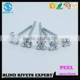 HOT SELLING OPEN END MANUFACTURER DOME HEAD ALU/ST PEEL TYPE RIVETS thumbnail-4