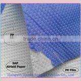 nonwoven hydrophilic laminated fabrics for foodstuff packers