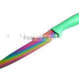 Titanium Kitchenprofessional Knife With Colored Handle thumbnail-1