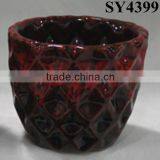 Glazed Small Colorful Ceramic Pot thumbnail-5