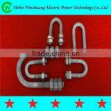 Finely Processed Good Quality Product Stainless Steel Galvanized U Bolt for Power Line Hadware Fittings, WeiChuang Product thumbnail-3