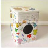 Storage Box for Laudry Detergent Varous Sizes Handle Tin Box