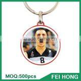 China Supplier Two Sided Printing Basketball Baseball Sports Key Holder thumbnail-4