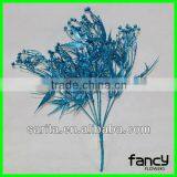 New Style Fake Blue 7 Branches Christmas Plant for Decoration