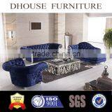 Neoclassical Foil Furniture Fabric Chesterfield Design Sofa AL191 thumbnail-1