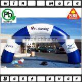 Amazing Customized Inflatable Finish Line Arch in Blue
