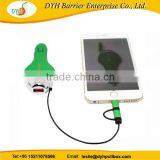 High-speed Usb Port Car Chargers Mini Dual Retractable Usb Car Charger for Iphone