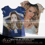 Wholesale Custom Personalize Women T-shirt Printing With Printing Logo thumbnail-1