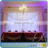 Allstar Elegant Telescopic Beautiful Pipe Drape System Organza Wedding Backdrop Curtain thumbnail-2