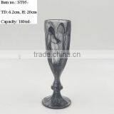 Alabaster Champagne Flute Glass for Home Deco and Holidays thumbnail-6