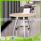 Modern Office Meeting Room Use Metal Frame Negotiation Table ZS-800 thumbnail-4