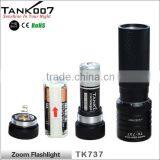 Zoom Focusing Adjustable Flashlight Tactical Holster Emergency Flashlight 500 Lumen TK737 thumbnail-5